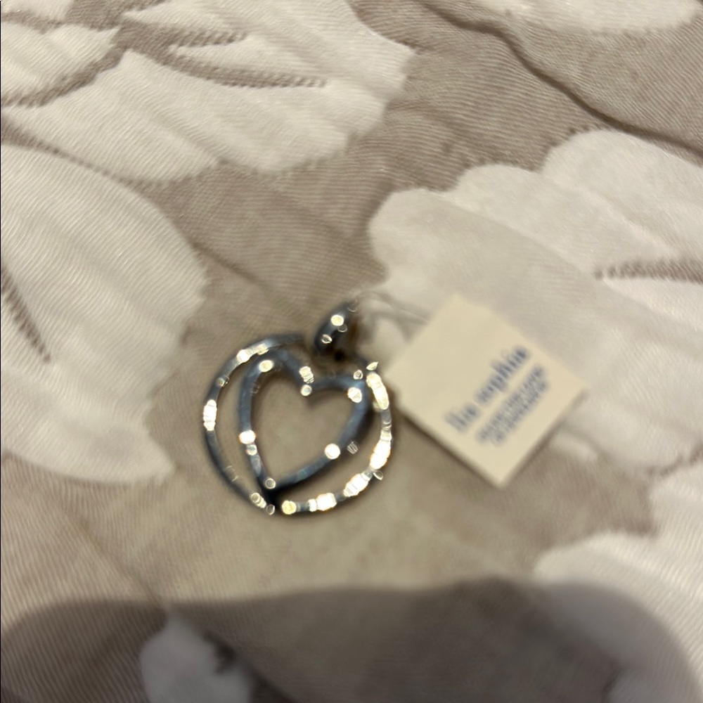 Lia Sophia Silver Heart Necklace